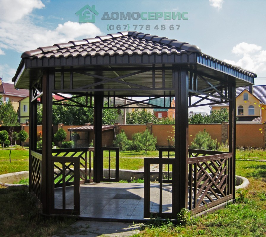 <p>Металева альтанка</p>