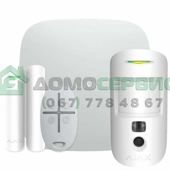 StarterKit Cam белый - комплект беспроводной системы безопасности с фотофиксацией тревог